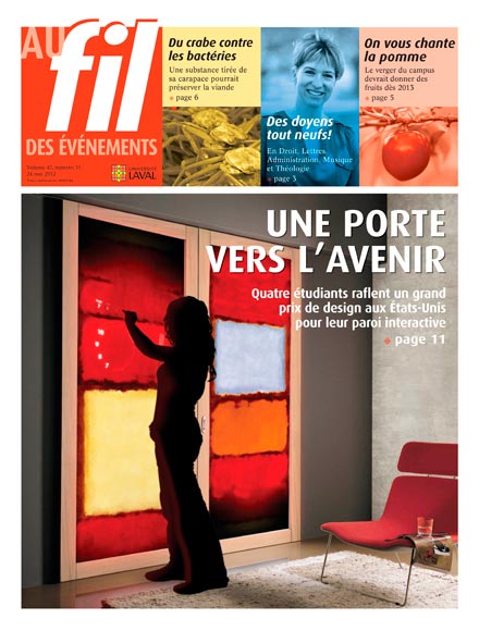 Couverture du Fil Une porte= vers l'avenir