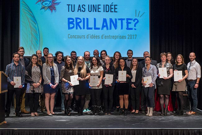 Gagnants du concours d'idées d'entreprises